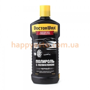 Полироль DoctorWax с полифлоном черный DW8401 300мл